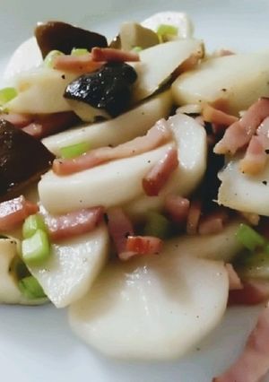 こかぶと椎茸のベーコンソテー-レシピのメイン写真