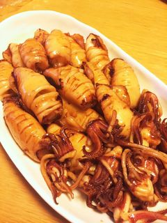 うなぎのタレで!簡単イカの照り焼き-レシピのメイン写真