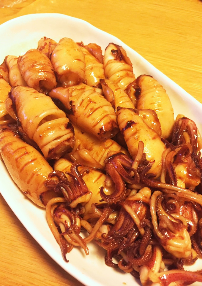 うなぎのタレで！簡単イカの照り焼き-レシピのメイン写真
