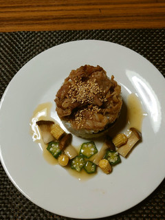 ヨウサマの減塩リンゴソースの焼肉丼-レシピのメイン写真