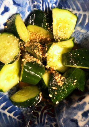 超簡単☆胡瓜の胡麻ナンプラー風味-レシピのメイン写真