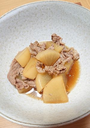 ご飯が止まらない☆牛肉と大根の煮物-レシピのメイン写真