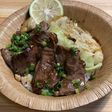 ガッツリ系キャベハラミ丼