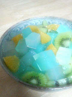 爽やか夏色寒天☆-レシピのメイン写真