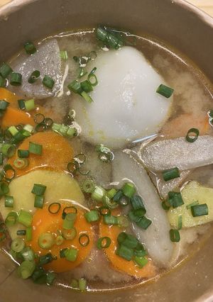 みんなのもちもち肉入り団子汁-レシピのメイン写真