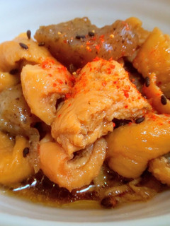 生姜の効いた鶏皮と胸肉のあっさり醤油煮-レシピのメイン写真