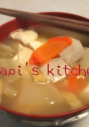 我が家のヘルシーけんちん汁(*´Д`)-レシピのメイン写真