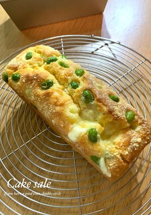 HM＊枝豆とモッツアレラチーズケークサレ-レシピのメイン写真
