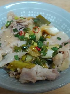 豚肉と長葱の油淋鶏ソース炒め-レシピのメイン写真