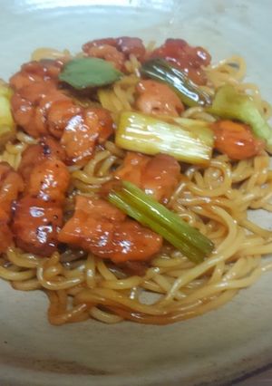 ねぎま甘辛焼きそば-レシピのメイン写真
