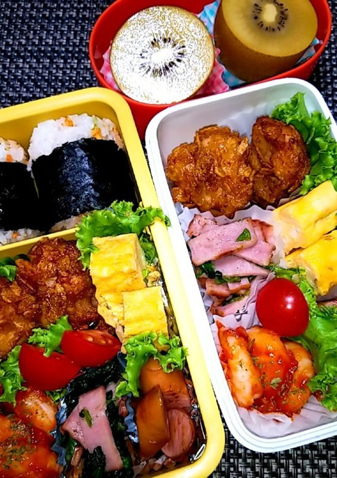 息子と娘のお弁当'20.9.14-レシピのメイン写真