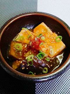 なすと木綿豆腐の甘味噌中華風煮込み-レシピのメイン写真