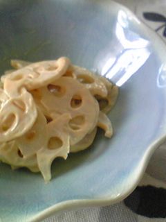 シャキシャキ蓮根のオイマヨサラダ-レシピのメイン写真