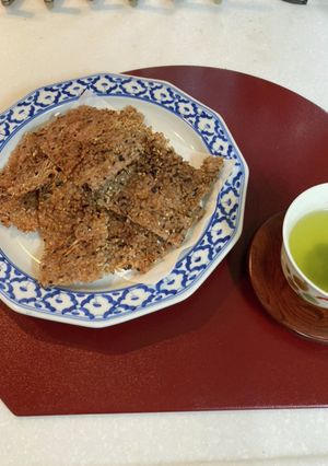 簡単カルシュウムいっぱい玄米手作り煎餅-レシピのメイン写真