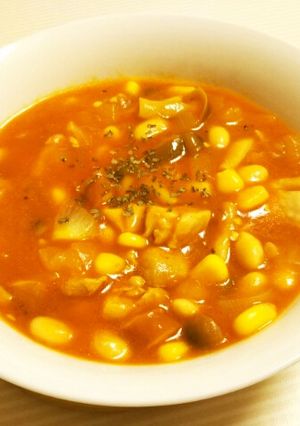 具だくさん♪チキンビーンズスープ-レシピのメイン写真