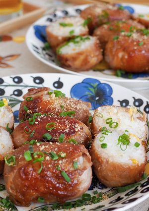 コーン入り！肉巻きおにぎり♡焼肉のたれで-レシピのメイン写真
