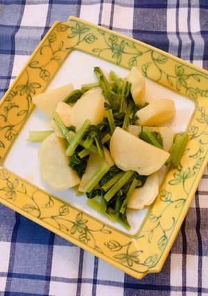 大和まなとじゃがいものスープ煮-レシピのメイン写真