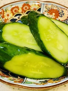 きゅうりの梅昆布茶漬け-レシピのメイン写真