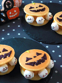 パンプキンチーズクリームサンドモンスター-レシピのメイン写真