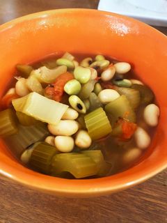 セロリとトマトと豆のダイエットスープ-レシピのメイン写真