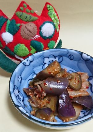 レンチンなすのキムチ和え-レシピのメイン写真