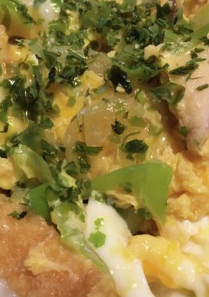 罪悪感なし！カツ丼風ヘルシー丼-レシピのメイン写真