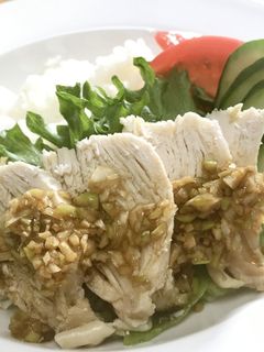 カオマンガイ(タイ風蒸し鶏ライス)-レシピのメイン写真