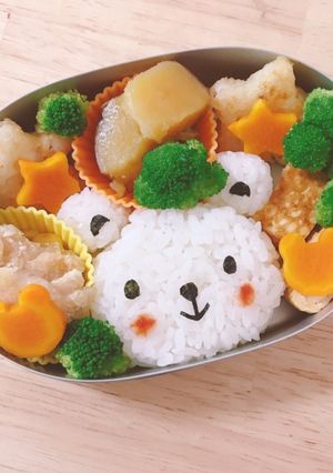キャラ弁＊くまさんおにぎり-レシピのメイン写真