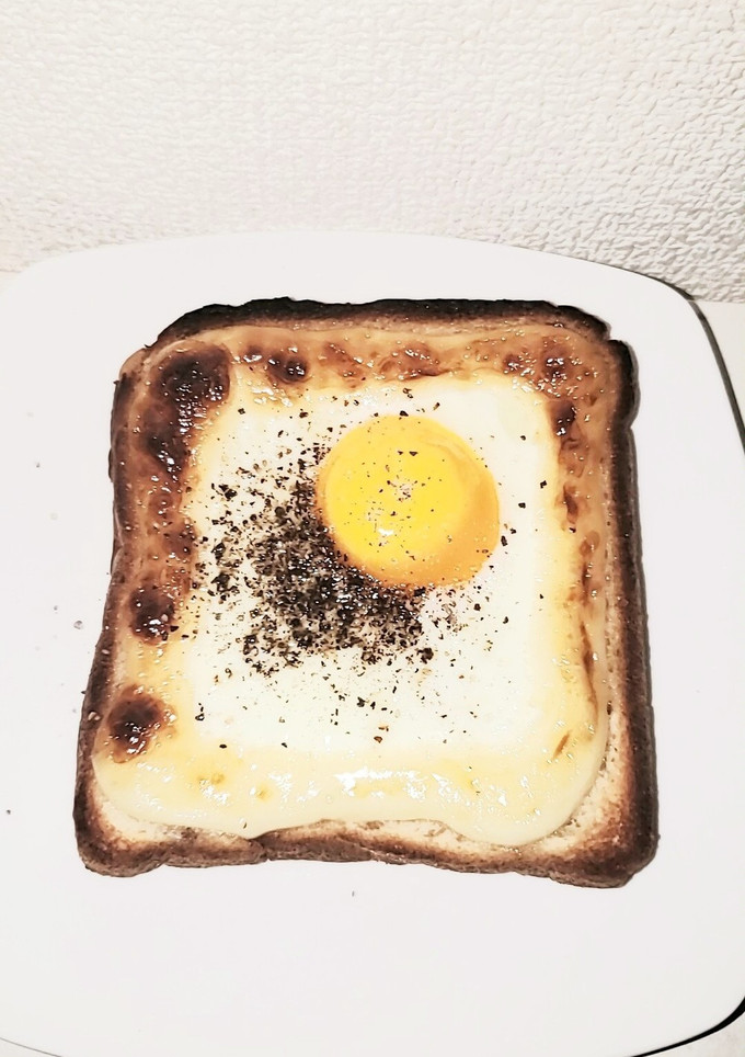 こがしマヨ目玉焼きトースト-レシピのメイン写真