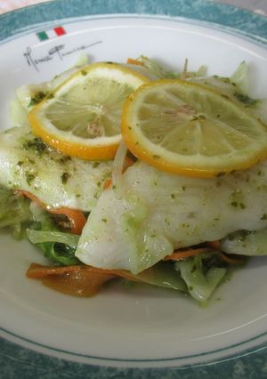 カット野菜で♬白身魚のバジルソース☆-レシピのメイン写真