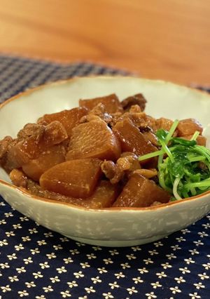 大根と豚バラ肉の醤油麹煮[醤油麹]-レシピのメイン写真