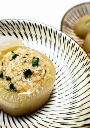 ふろふき大根のベジカップ★鶏そぼろあん-レシピのメイン写真