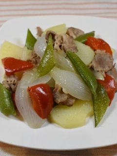 旬野菜の炒め物-レシピのメイン写真