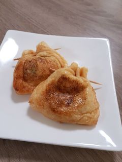納豆チーズの袋焼き-レシピのメイン写真