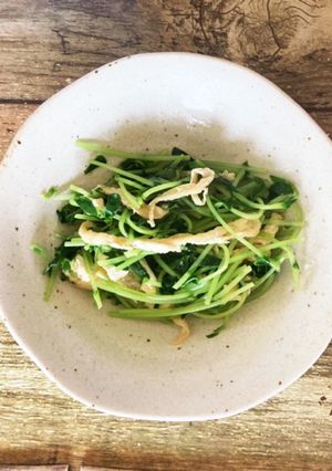 豆苗煮浸し-レシピのメイン写真