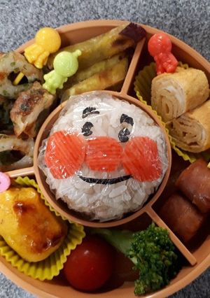 幼稚園弁当その１-レシピのメイン写真