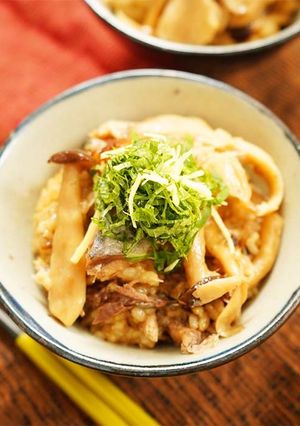 秋の味覚♪さんまの炊き込みご飯-レシピのメイン写真