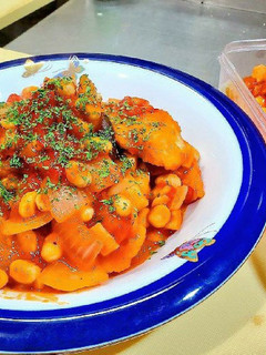 柔らか鶏胸肉の大豆トマト煮(ダイエット)-レシピのメイン写真