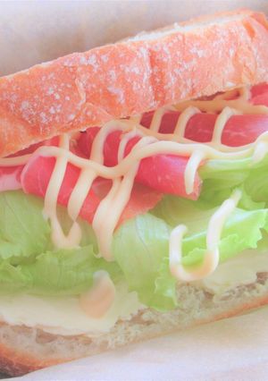 生ハムとレタスのクリームチーズサンド-レシピのメイン写真