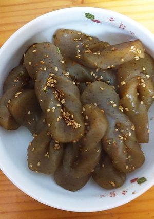 膵炎＆肝機能に優しいこんにゃくの煮物-レシピのメイン写真