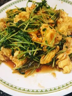 豆苗と玉子炒め-レシピのメイン写真