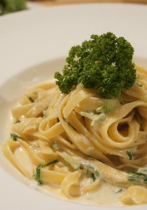 混ぜるだけ簡単！和風たらこクリームパスタ-レシピのメイン写真