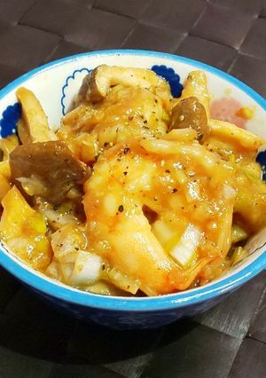 海老とエリンギのオイマヨ蒸し-レシピのメイン写真