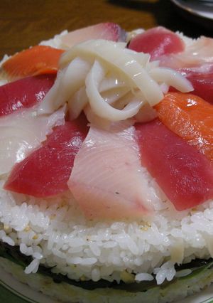 お寿司のケーキ　（2～3人分）-レシピのメイン写真