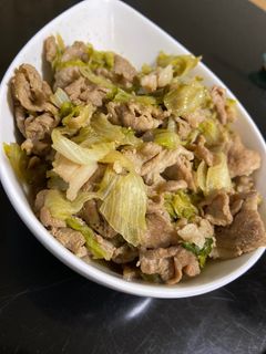 豚肉とレタスのポン酢炒め-レシピのメイン写真