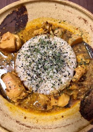 フライドオニオンで時短スパイスカレー-レシピのメイン写真