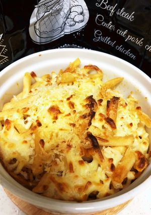 ナポリタンリメイク♪冷凍ポテトグラタン-レシピのメイン写真