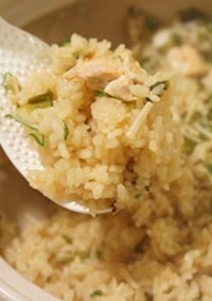 【土鍋】鮭はらすの炊き込みご飯-レシピのメイン写真