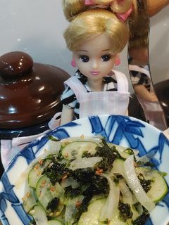 リカちゃん♡きゅうりと玉ねぎのナムル風-レシピのメイン写真