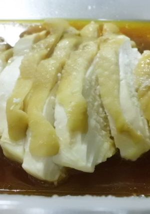 ピリ辛ポン酢味の鶏むね肉レンジ蒸し-レシピのメイン写真